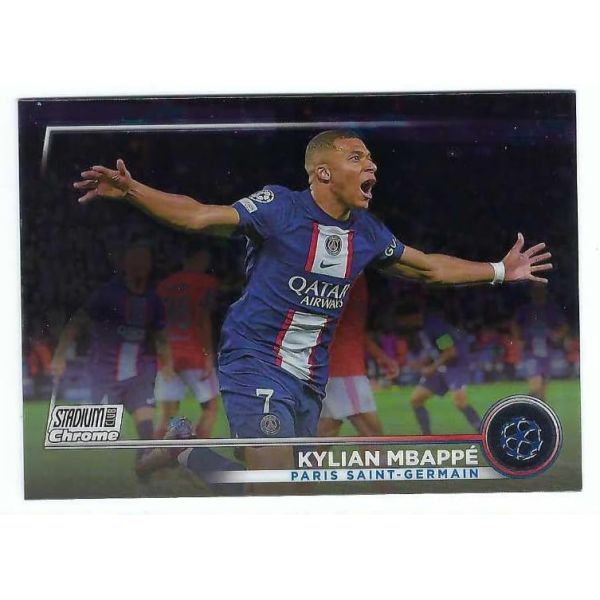 킬리안 음바페 202223 탑스 스타디움 클럽 크롬 UEFA 대회 축구 카드 2 파리 생제르맹 PSG 프랑스