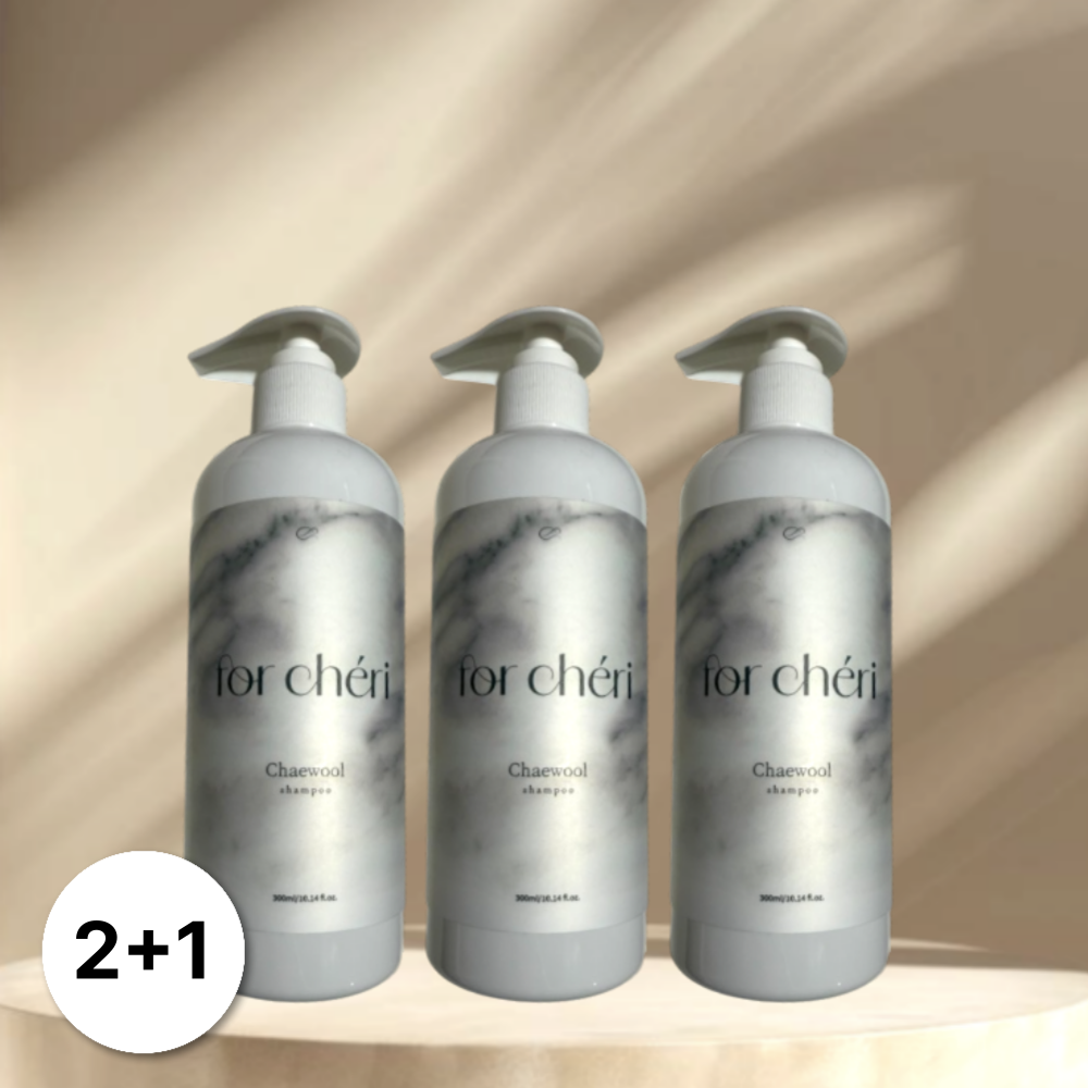 포셰리 채울 <b>탈모</b> 두피 장벽 케어 샴푸 300ml 3개