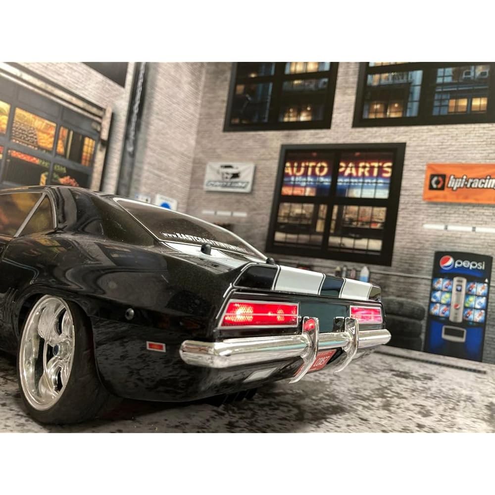 일반적인 1/10 스케일 RC 차고 벽/디오라마/백드롭 - 4pc WALL DECAL 키트 R/C 크롤러 자동차 트럭용 어반 트와일라잇 수리