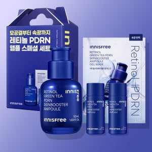 이니스프리 레티놀 그린티 PDRN 스킨부스터 앰플 (피디알엔,속광,모공) 50ml, 1개