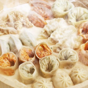 길거리 맛집 별난 감자김치만두 고기 새우 만두