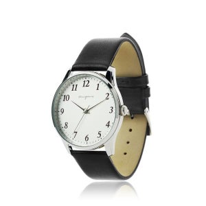 [온라인단독] 로이드 아라빅 인덱스 블랙 남성 가죽 시계 LL1G25901ASB