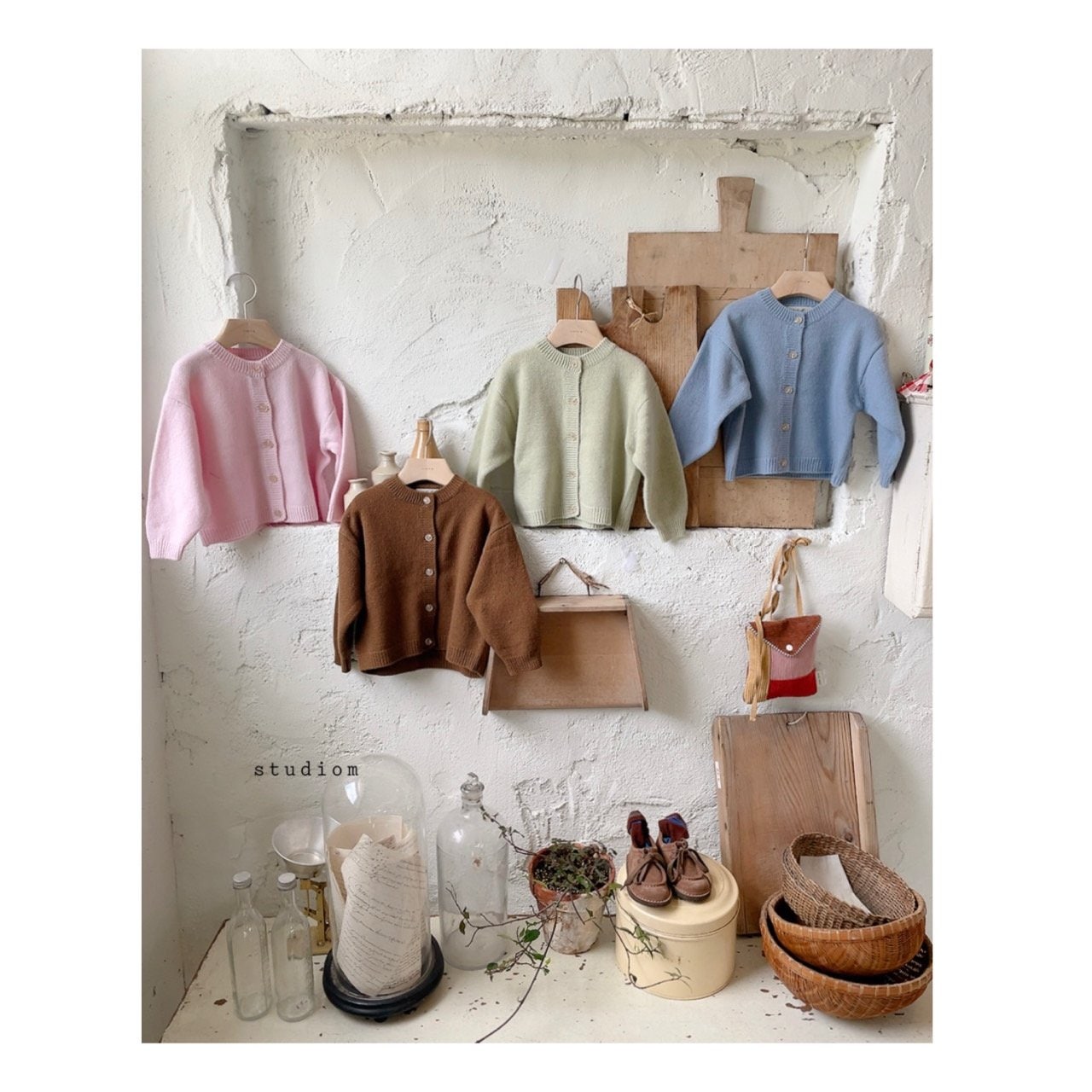 (25가을)스튜디오엠 25카라멜울가디건