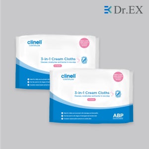 [특가] 닥터엑스 클리넬 컨티플랜 세정티슈 대용량 물티슈 8매, 2개