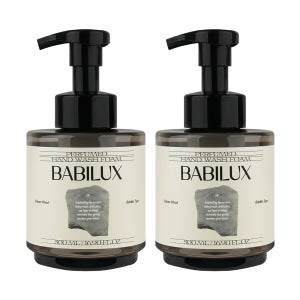 1+1 바빌룩스 핸드워시 500ml 우드향 대용량 항균 99% 손세정제 거품 액체 물비누