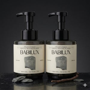 1+1 바빌룩스 핸드워시 500ml 우드향 대용량 항균 99% 손세정제 거품 액체 물비누