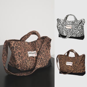 [애리키스]캔버스 레오파드 빅백