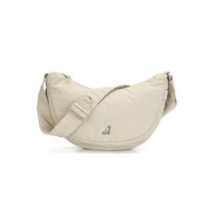 [캉골][N배송] 에센셜 플러스 라운드 크로스백 나일론 호보백 3363 라이트베이지