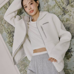 [디스커버리] 테크플리스 후드 자켓 (CREAM) DXSS75056