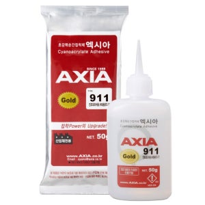 엑시아 순간접착제 911 50g x 20개 (1박스) 인조대리석 석재용 타일본드