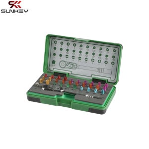 썬키 미니라쳇세트 SBR-32CS 임팩비트 십자 일자 별 복스알 핸드소켓 30PCS