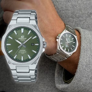 카시오 에디피스 에얄오크 그린 메탈 EFR-S108D-3AV 백화점AS,보증서