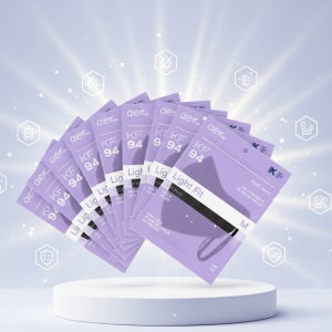 아에르 라이트핏 마스크 검정(KF94)10매