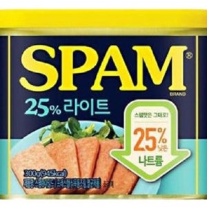 CJ 스팸 25% 라이트 300g 24개 1박스