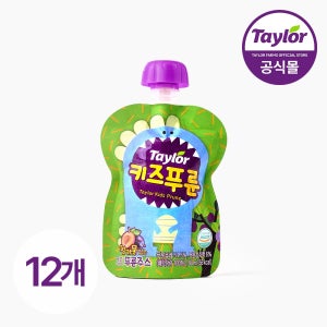 테일러 키즈 푸룬 아기 유아 어린이 주스 푸룬맛, 80ml, 12개