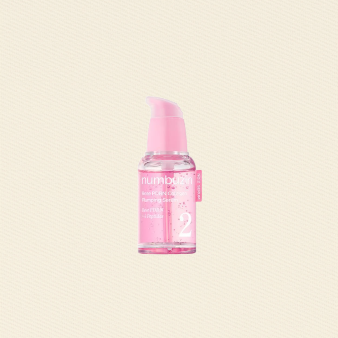 [NEW] 넘버즈인 2번 로즈 PDRN 콜라겐 플럼핑 세럼 30ml - 물광 탄력 리프팅