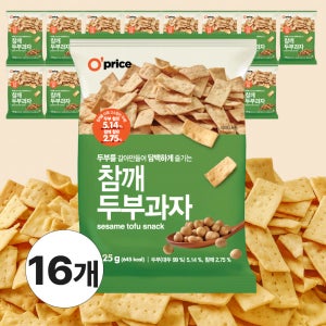오프라이스 참깨 두부과자 125g 16팩