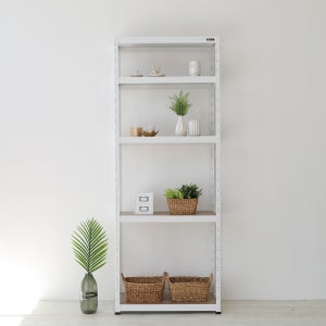 슈랙엣홈 베란다 앵글 선반 조립식 무볼트 선반 철제 경량랙 210 210 230 2단