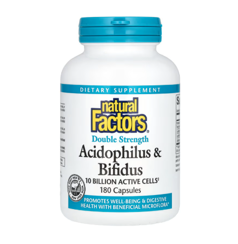 내추럴팩터스 <b>애시도필러스 비피더스 100억</b>CFU 캡슐 180정 Natural Factors