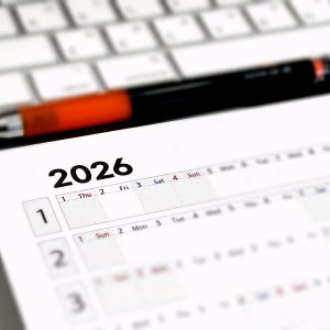 2026년 중형 연력 포스터 한장 벽걸이 데스크 매트 1년 달력 캘린더 플래너 작가님 A3