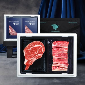 하이마블 시그니쳐 1호 1.4kg 냉동 소고기 토마호크 반컷팅 우대갈비 명절선물 추석 설날