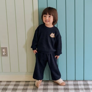 페스티벌와플셋업 아기상하복 유아와플소재 간절기 가을옷 따뜻한 외출복 데일리룩 FL0205