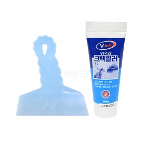 새로고침 튜브형 퍼티 바닥 메꾸미 균열 보수 290g + 퍼티헤라 세트