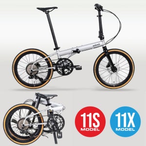 위미바이크 모델11 11단 크로몰리 미니벨로 크로몰리 유압디스크 실드베어링 고성능 자전거