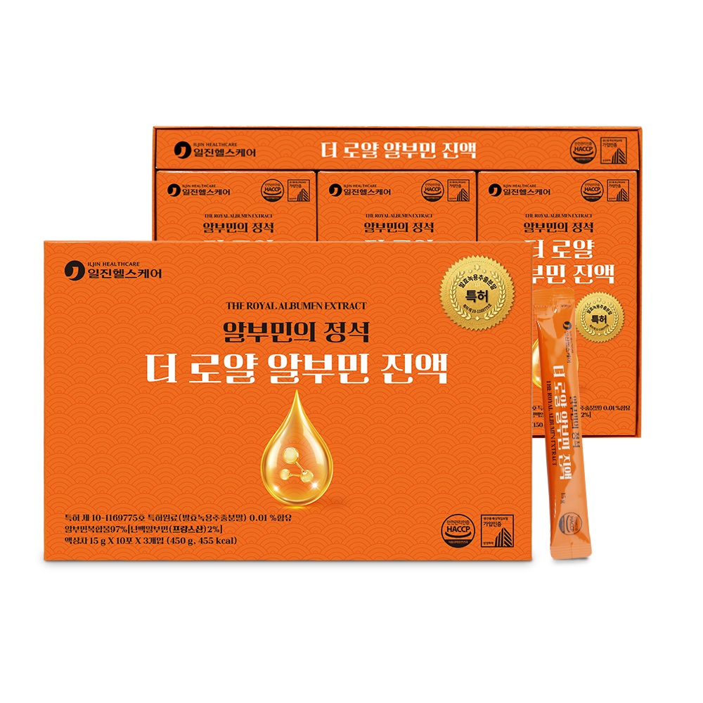 일진<b>헬스케어</b> 더 로얄 알부민 진액 15g 30포