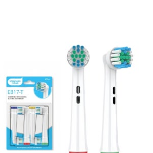오랄비 브라운 전동칫솔모 호환모 리필 전동칫솔 리필모 4개입 EB-17T 데일리 클린