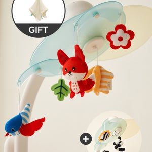 하베브릭스 신생아 아기 모빌 양방향 흑백 컬러 인형 거치대 풀세트 (아기 블랭킷 증정)