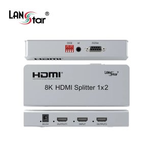 HDMI 2.1 분배기 8K 1:2 모니터 스플리터 돌비 지원 (LS-HDSP8K2)