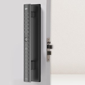 현대에이치티 지문인식 디지털도어락 즉시잠김 TDL-A5001F 고정형 현관문 번호키