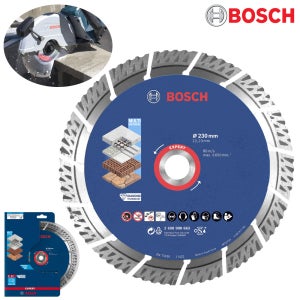 BOSCH expert 석재용 마른날 다이아몬드날 커팅휠 230mm (9) 콘크리트 절단날