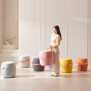 일마레하우스 누리 화장대의자 원형 인테리어 모던 스툴 7colors