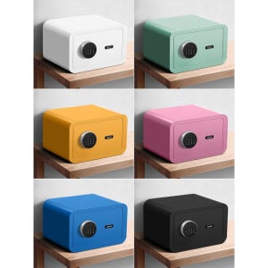 가정용 소형금고 지문 비밀번호 금고 작은 비상키 금고 보안용품