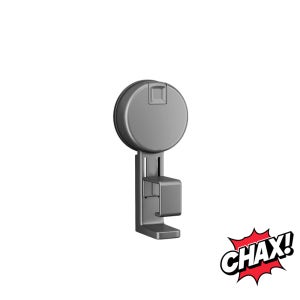 착스 흡착식 대야 거치대 걸이 접착식 세숫대야 홀더 욕실 정리대 그레이, 1개