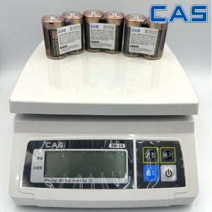 CAS 전자저울 업소용 디지털 주방 계량 저울 2kg SW-1S