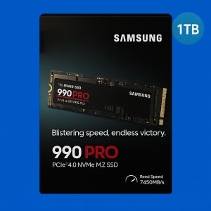 삼성 SSD 1테라 990 PRO NVME M.2 고속SSD 1TB