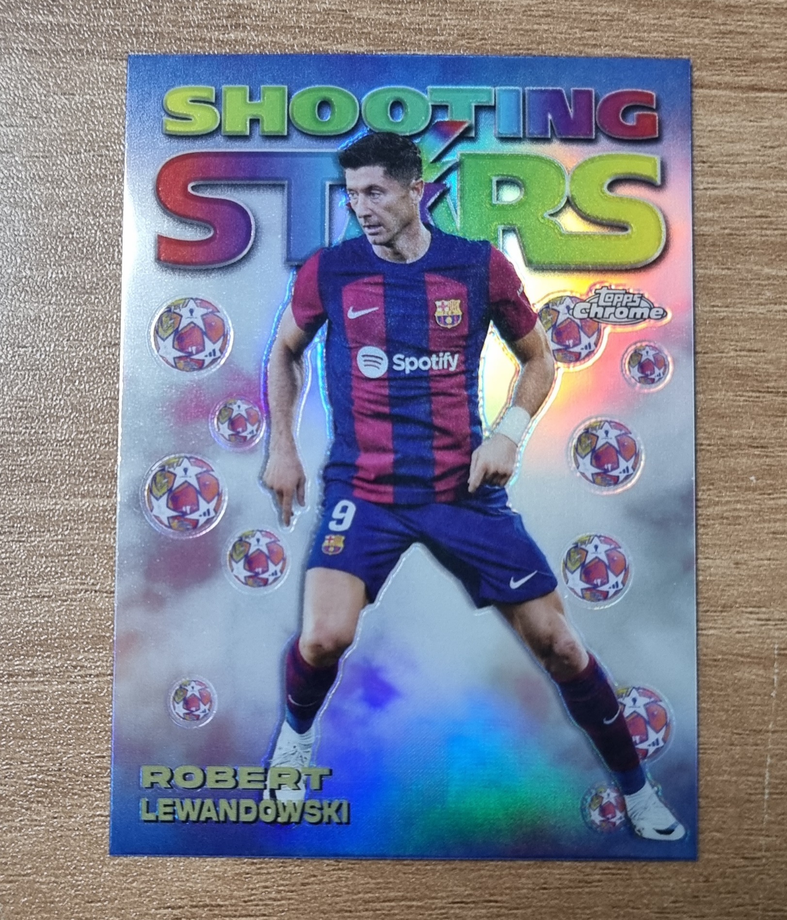 로베르트 레반도프스키 설명필독 2023-24 Topps Chrome UEFA Club Shooting Stars 98-4 축구카드