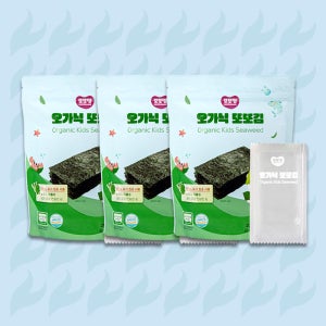 [세트할인]또또맘 오가닉 또또김 유기농 어린이김 3봉 / 무가미김, 100% 국내산 유기원초