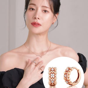 [임지연 PICK] 로제도르 루앙쥬 원터치 귀고리_250100394