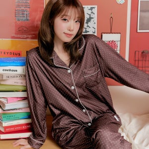 [최예나 PICK / 기모ver. 추가] 주디앤 코지도티 클린핏 커플잠옷 긴팔 파자마 상하의 세트 홈웨어