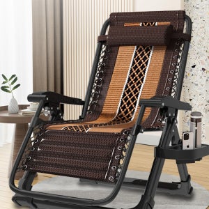 사무용의자 의자 소파 흑백 소파 무중력의자 휴식 접이식 눕는 1인용 안락의자