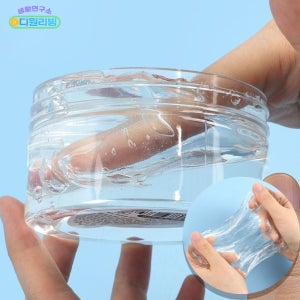 초등 어린이 미술 재료 투명 북금곰 빙하수 슬라임 액괴 장난감 말랑이