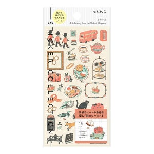 미도리 스티커 2026 DIARY SEAL 영국