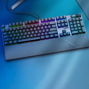 ASUS ROG STRIX SCOPE 2 X 기계식 게이밍 키보드 풀배열 블랙, Storm V2 축