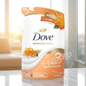 도브 바디워시 라이스퍼먼트&금목서 리필, 330g, 1개