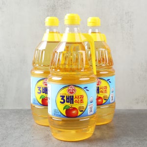 오뚜기 3배식초 3배사과식초 업소용 1.8L, 6개