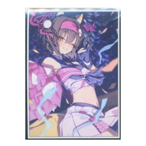 블루 아카이브 쿠다 이즈나 치어리더 이즈나 캐릭터 슬리브 블랙 보더 60매